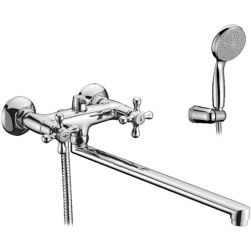 Смеситель для ванны Lemark Standard LM2112C универсальный Хром