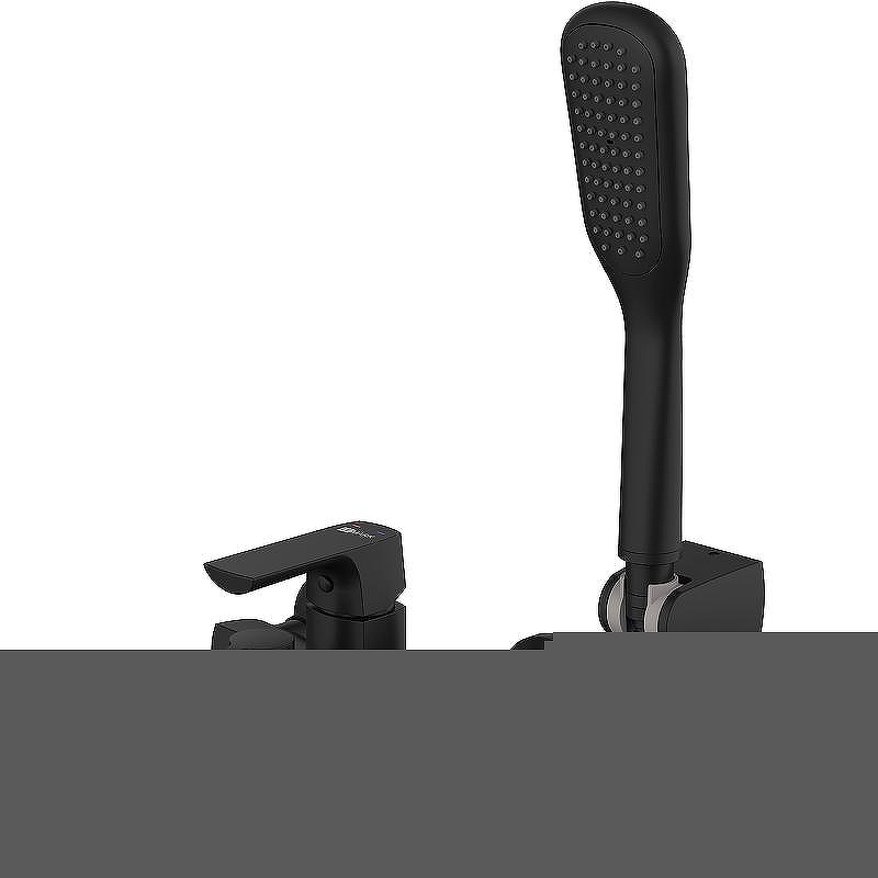 Смеситель для ванны Lemark Ursus LM7214BL Черный матовый