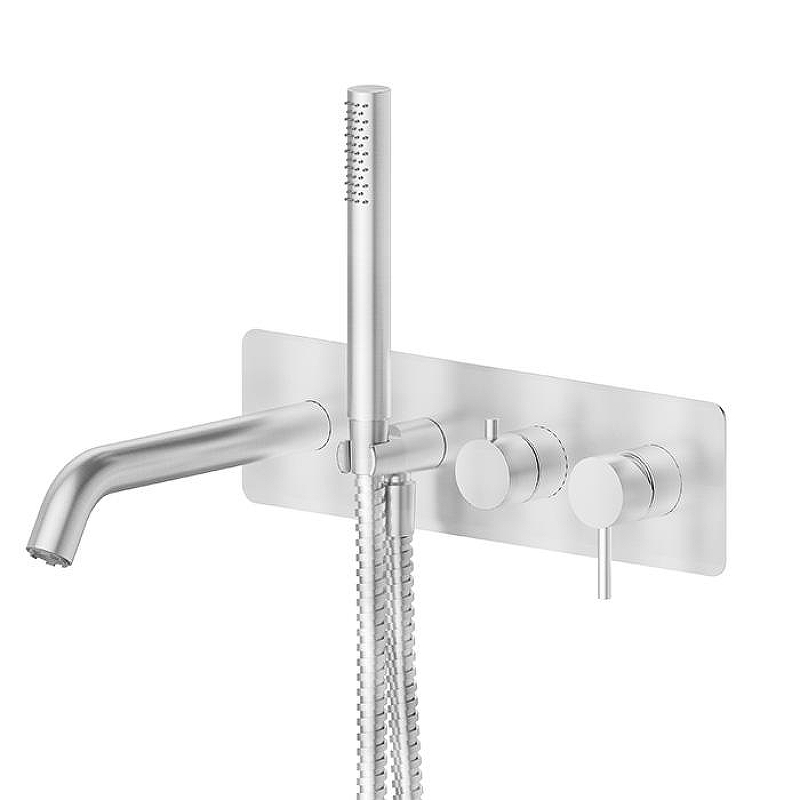 Смеситель для ванны Newform X-Steel 316 69680EX.50.050 цвет Inox