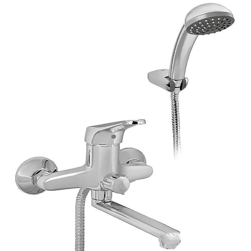Смеситель для ванны Paini Fortis 06CR112LM Хром