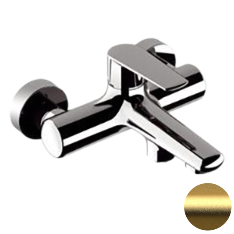 Смеситель для ванны Remer Vanity V05BG цвет Золото брашированное