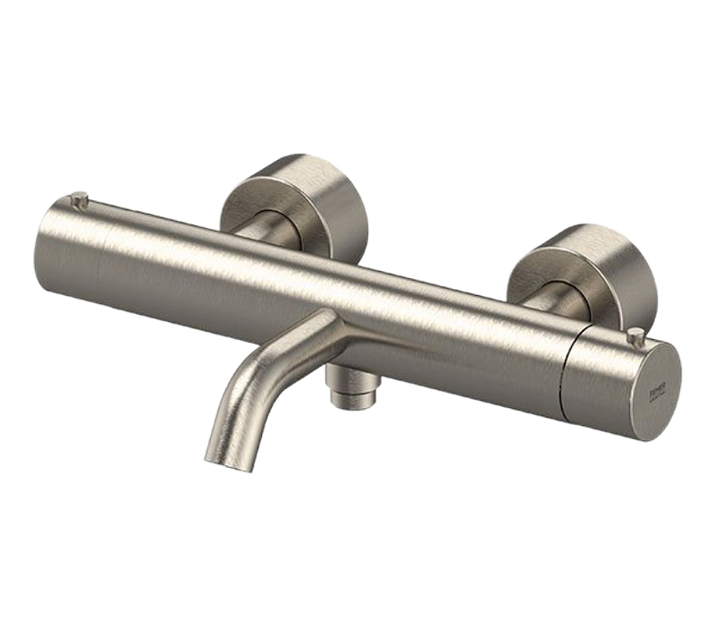 Смеситель для ванны Remer X-Style Inox SSXT05 с термостатом цвет Нержавеющая сталь