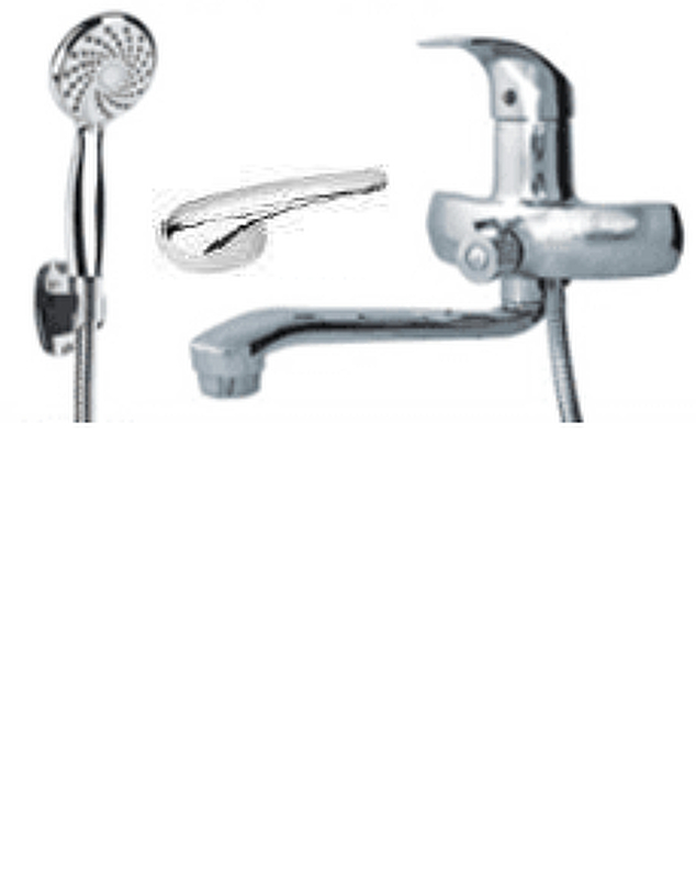 Смеситель для ванны Сантаком StOmega 3309-2 цвет Хром