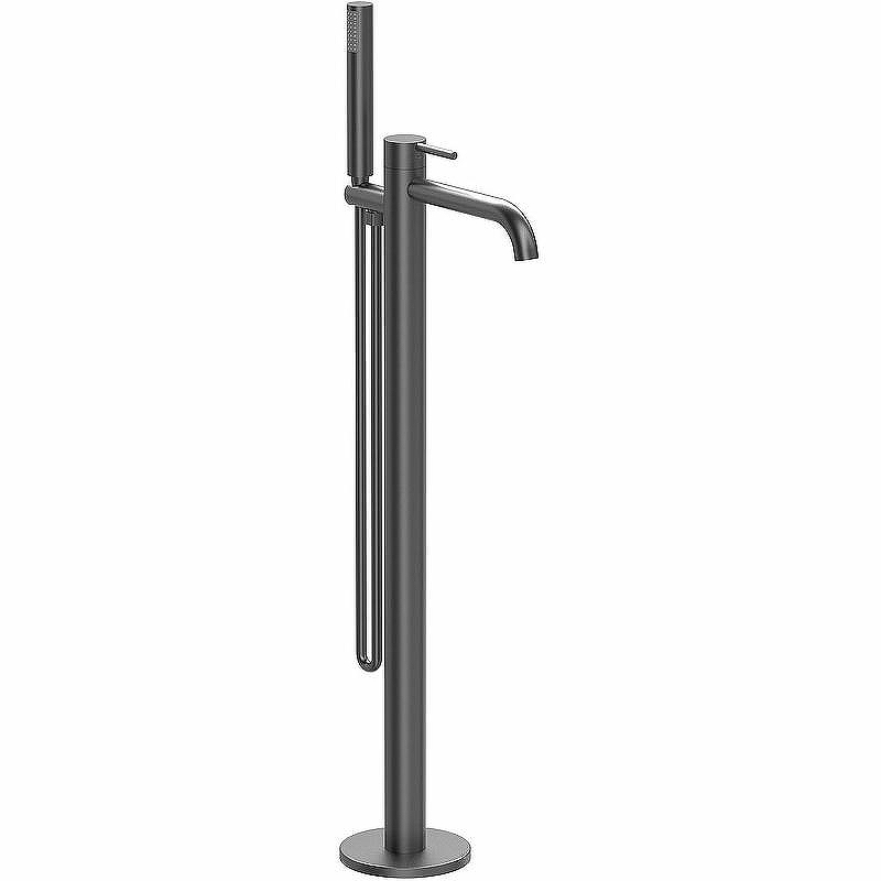 Смеситель для ванны Vincea Desire VTF-1DGM Вороненая сталь