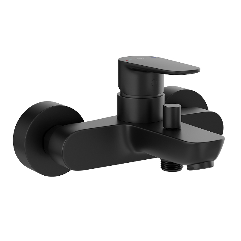 Смеситель для ванны Vitra Flow Soft A4294636EXP Черный матовый