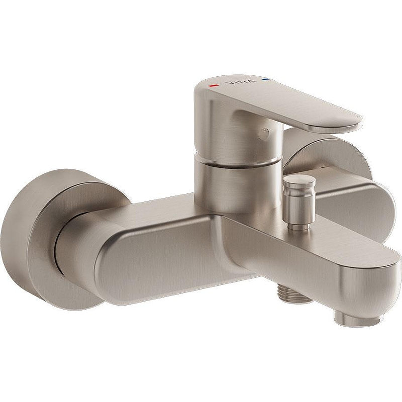 Смеситель для ванны Vitra Root Round A4272534EXP Никель брашированный