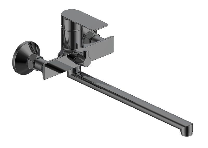Смеситель для ванны Voda NEVA NV31GM универсальный цвет Gun Metal