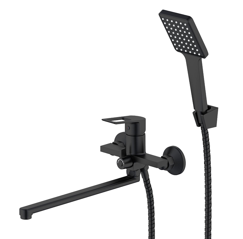 Смеситель для ванны Voda Surf Black SF31B универсальный цвет Черный