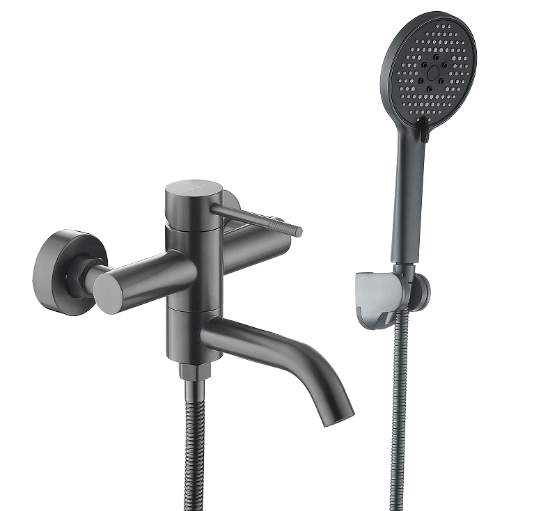 Смеситель для ванны Voda Vessel Gun Metal VSL54GM цвет Gun Metal