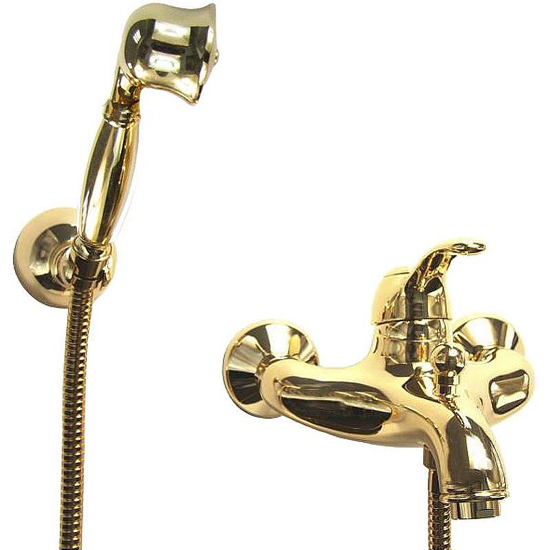 Смеситель для ванны Webert Aurora AU850101010(153) Золото