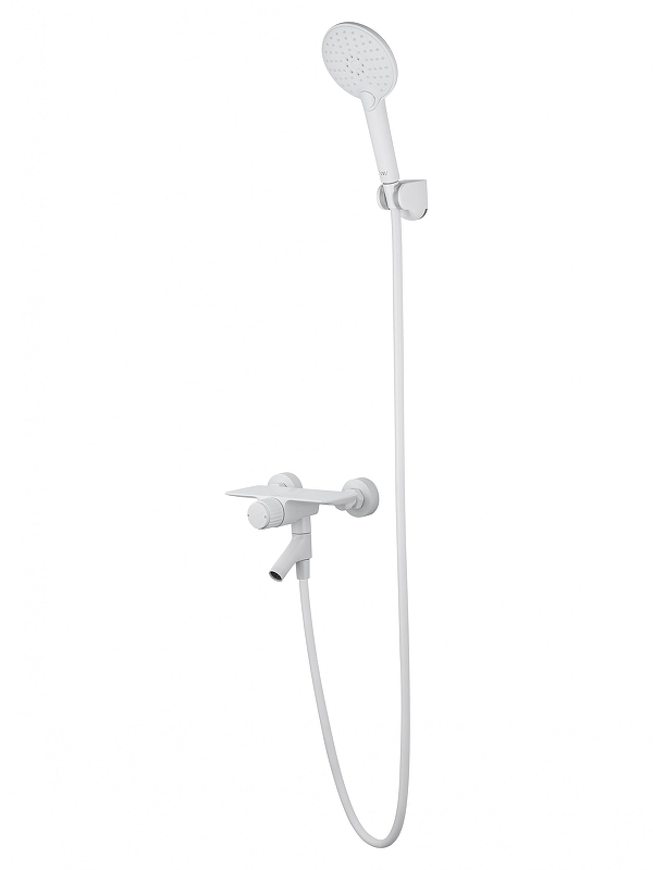 Смеситель для ванны Wonzon & Woghand Click WW-FE05L221-MW цвет Белый матовый