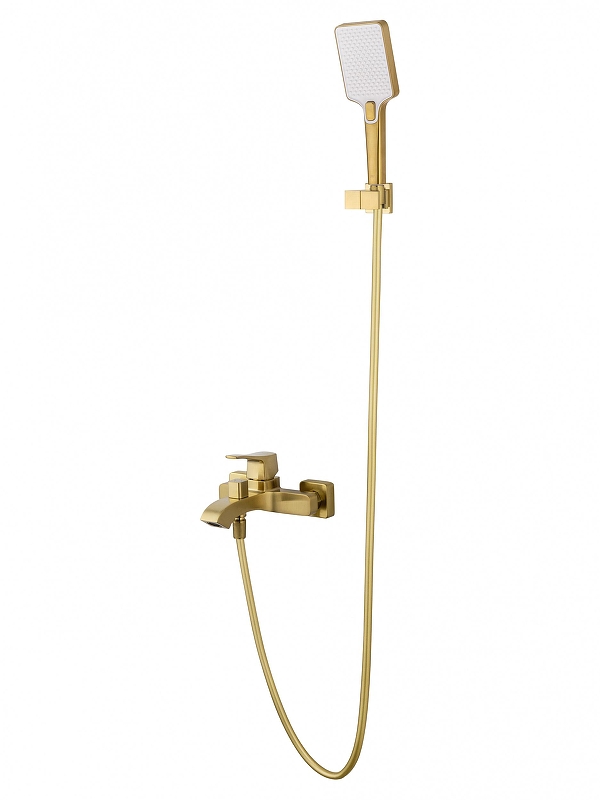 Смеситель для ванны Wonzon & Woghand Flex WW-88037072-BG цвет Брашированное золото