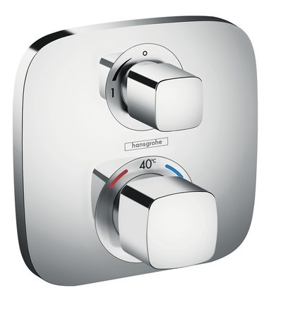 Смеситель Hansgrohe Ecostat термостатический, с запорным вентилем 15707000