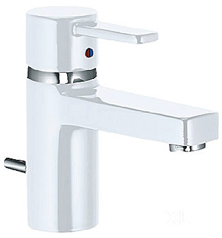 Смеситель Kludi Zenta 382509175 для раковины, белый/хром
