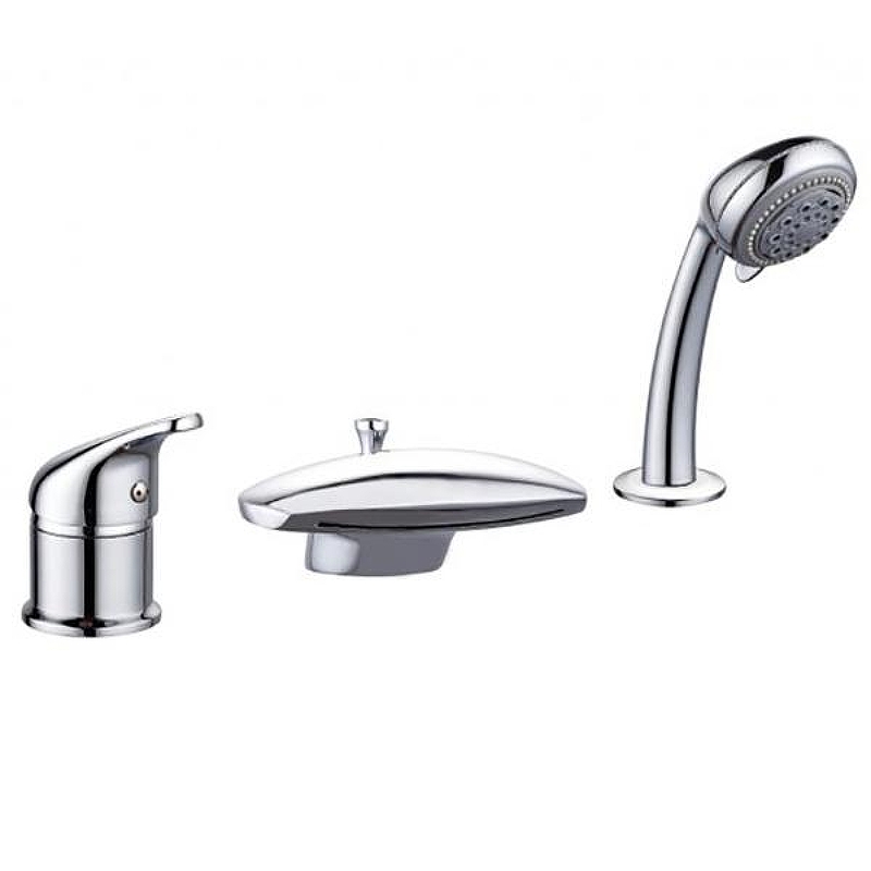 Смеситель на борт ванны Aquanet Practic AF111-63B 216780 Хром