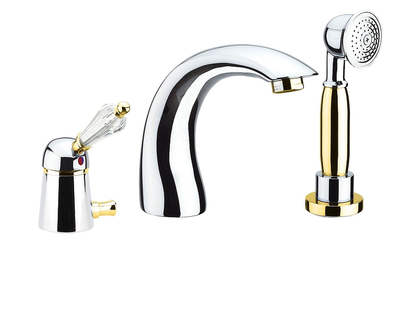 Смеситель на борт ванны Fiore Imperial Sky 82CO5105 цвет Хром Золото