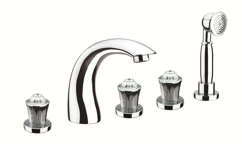 Смеситель на борт ванны Fiore Venere Sky 13CR0608 цвет Хром