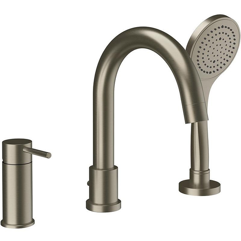 Смеситель на борт ванны Gessi Emporio Via tortona 18637#149 Никель брашированный