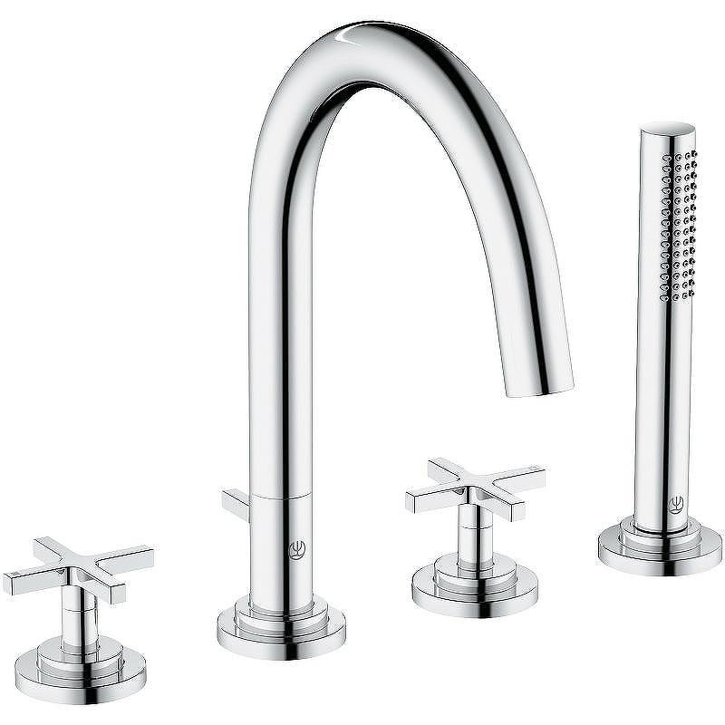 Смеситель на борт ванны Kludi Nova Fonte Classic 204250520 Хром