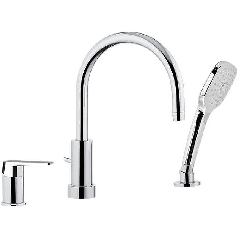 Смеситель на борт ванны Remer Dream D078CP Хром