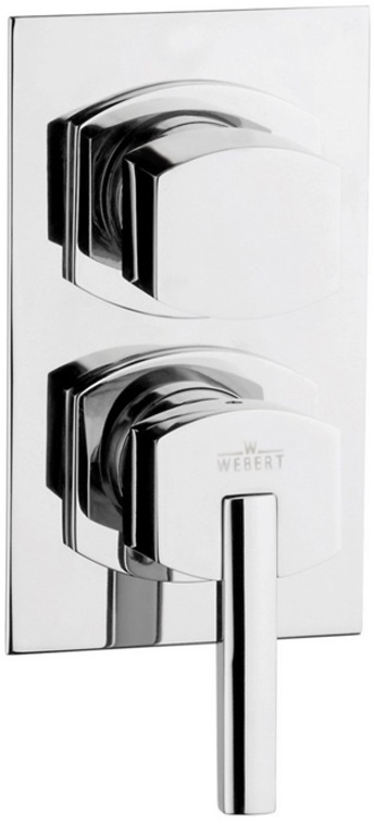 Смеситель встраиваемый для душа Webert Azeta New AA860101015, хром