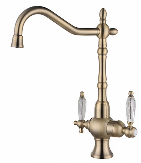 Смеситель Zorg Clean Water ZR 336 YF-22-BR для кухни под фильтр, цвет бронза