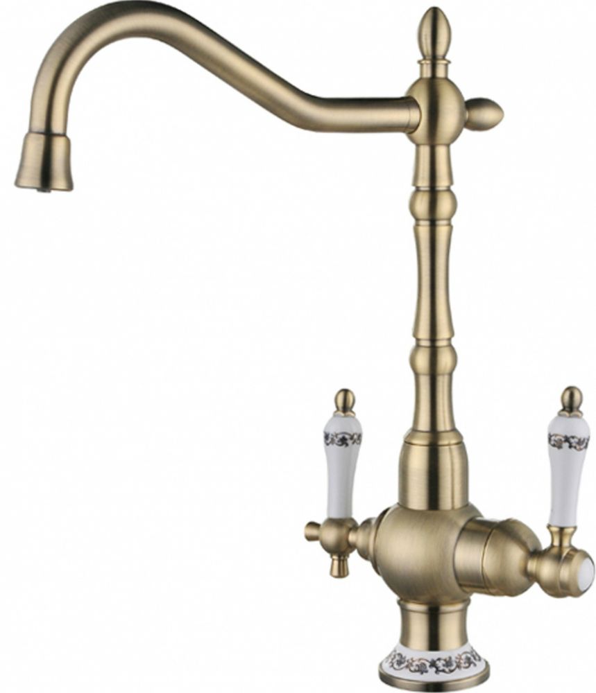 Смеситель Zorg Clean Water ZR 336 YF-50-BR для кухни под фильтр, цвет бронза