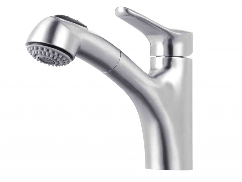 Смеситель Zorg Inox SZR-1198 ZIROS для кухни с вытяжной лейкой