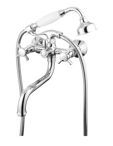 Смеситель Zorg Sanitary ZR 704 WD33-12 S-CR ORLIK для ванны, цвет хром