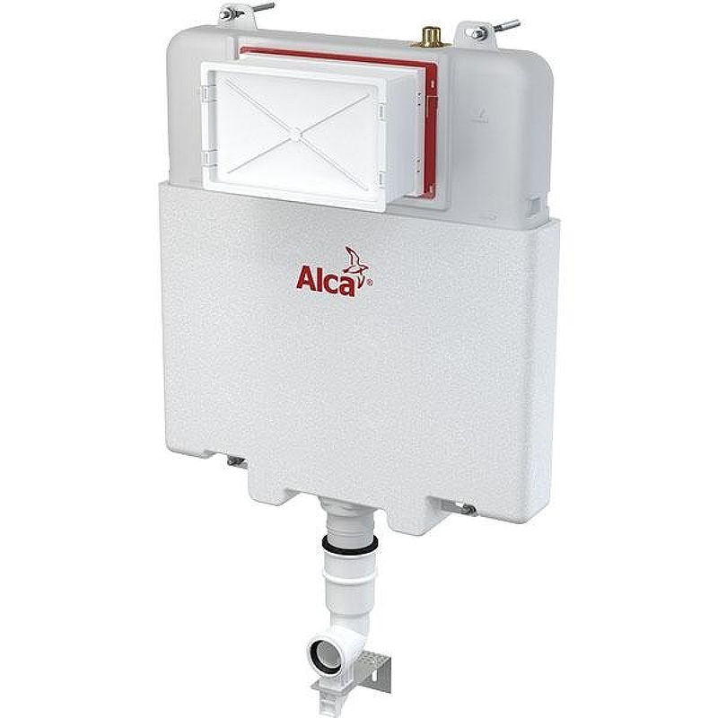 Смывной бачок Alcaplast Basicmodul Slim AM1112 для унитаза с двумя режимами смыва