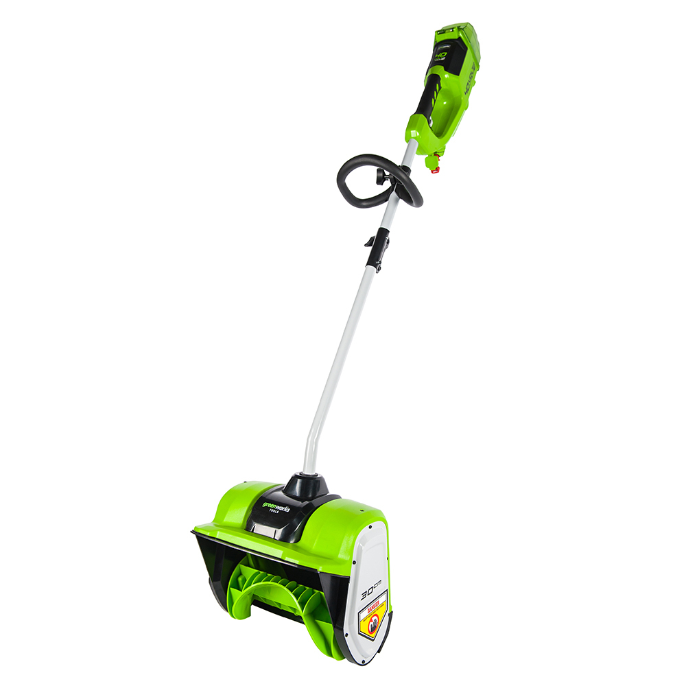 Снегоуборщик аккумуляторный Greenworks GD40SSK2 300 мм 40 В 1 АКБ и ЗУ (GD40SSK2)