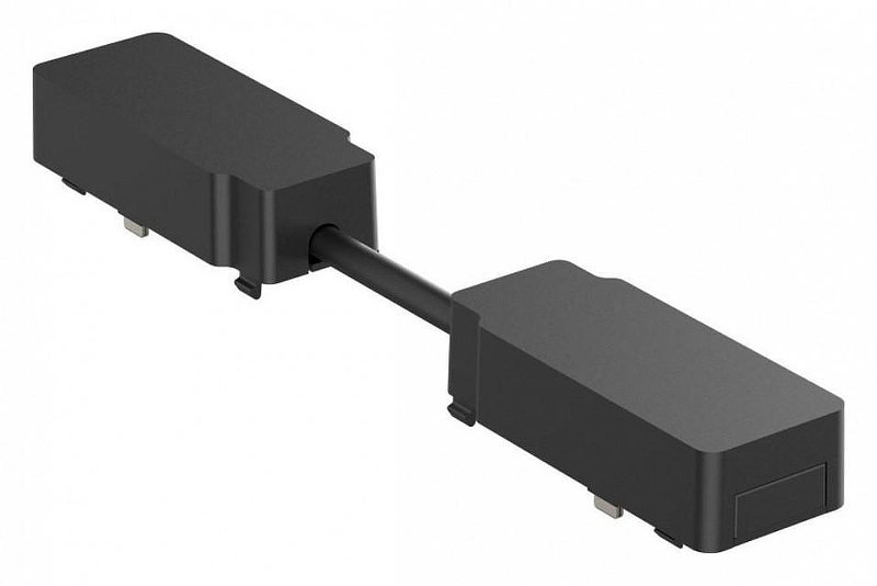 Соединитель гибкий для треков Aployt Magnetic track 48 APL.0180.00.03 цвет арматуры Черный