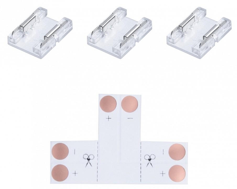 Соединитель лент T-образный жесткий Apeyron Electrics 09-104 IP 20