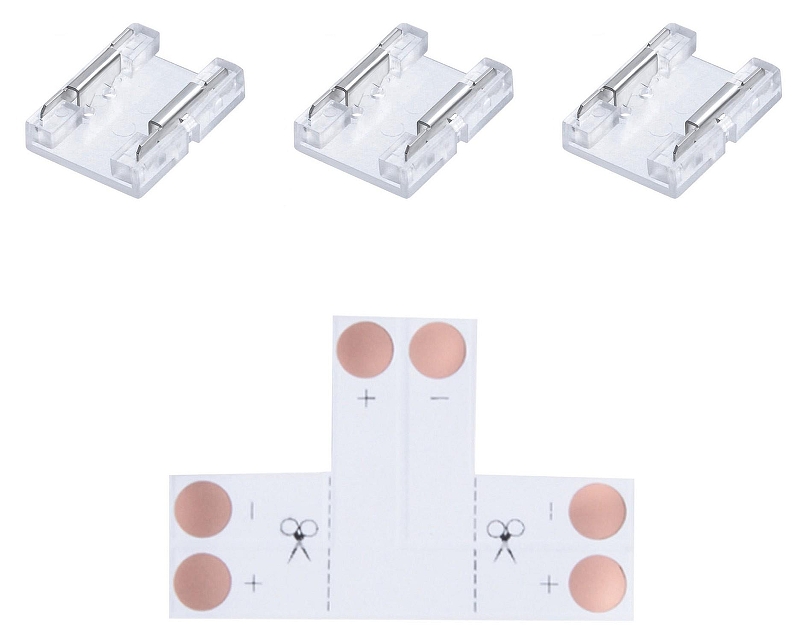 Соединитель лент T-образный жесткий Apeyron Electrics 09-96 IP 20