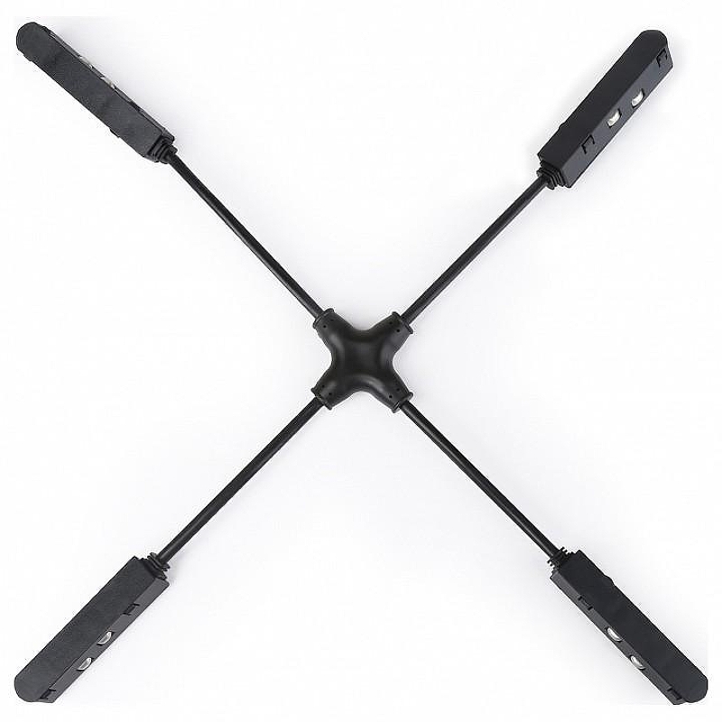 Соединитель лент X-образный жесткий Ambrella Light GL GL3639 цвет черный