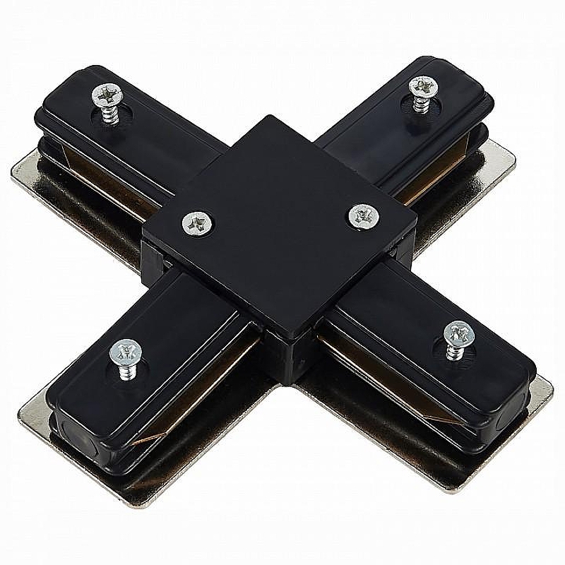 Соединитель лент X-образный жесткий ST-Luce ST002 ST002.449.00 цвет черный