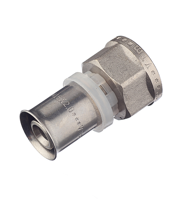 Соединитель прямой Valtec 16(пресс) х 1/2 ВР(г) (VTm.202.N.001604)