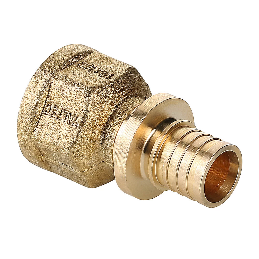 Соединитель прямой Valtec 20 мм х 1/2 ВР(г) латунь (VTm.402.BG.002004)