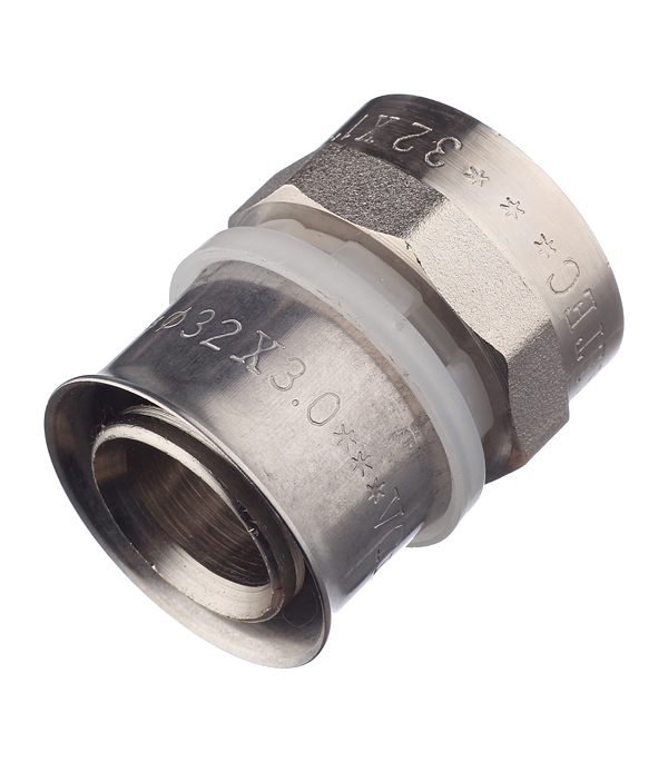 Соединитель прямой Valtec 32(пресс) х 1 ВР(г) (VTm.202.N.003206)