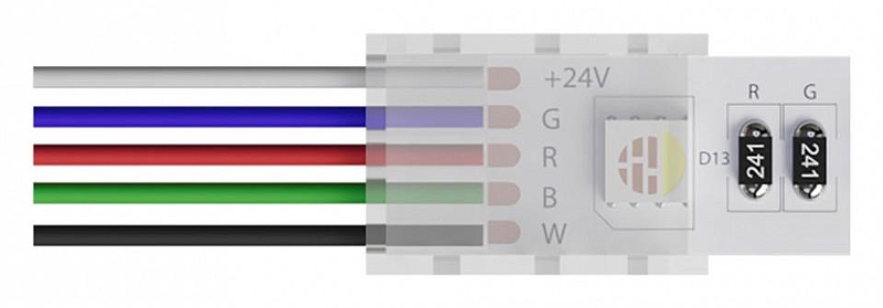 Соединитель с проводом универсальный Artelamp STRIP-ACCESSORIES A30-12-RGBW IP 20
