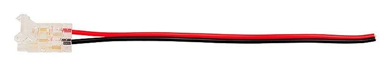Соединитель с проводом универсальный Wolta WLS-2PIN-COB-8MM-1 цвет Прозрачный