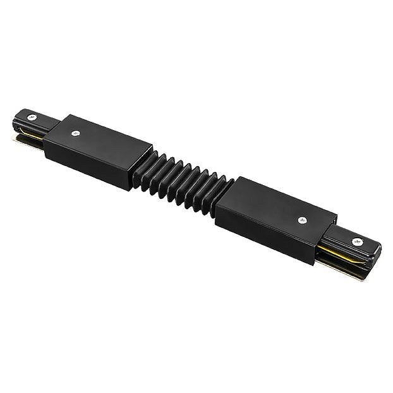 Соединитель с токопроводом гибкий для треков Lightstar Barra 502157 цвет арматуры Черный