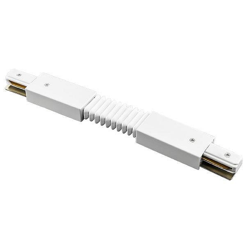 Соединитель с токопроводом гибкий для треков Lightstar Barra 502156 цвет арматуры Белый