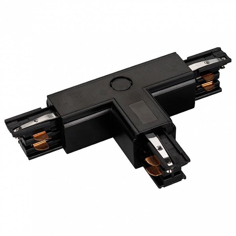 Соединитель с токопроводом T-образный для треков Arlight LGD-4TR 026149 цвет арматуры Черный