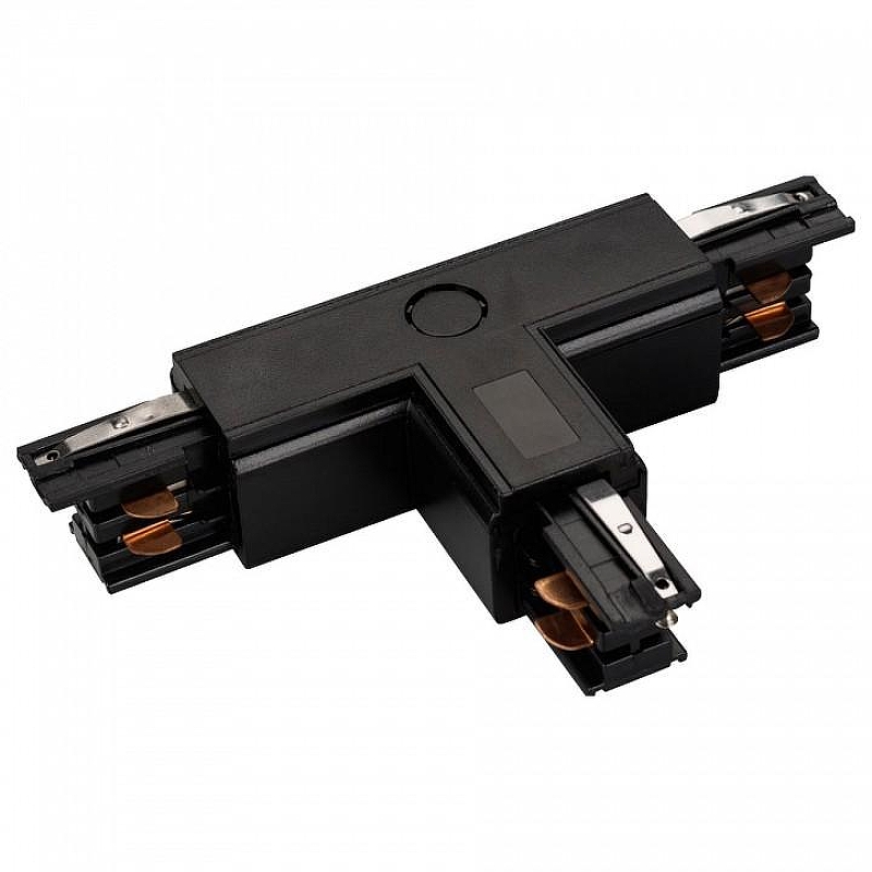 Соединитель с токопроводом T-образный для треков Arlight LGD-4TR 026148 цвет арматуры Черный