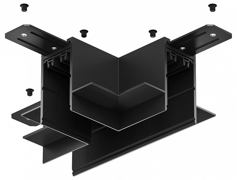 Соединитель T-образный для треков Denkirs SMART HIDE TR2113-BK цвет арматуры Черный