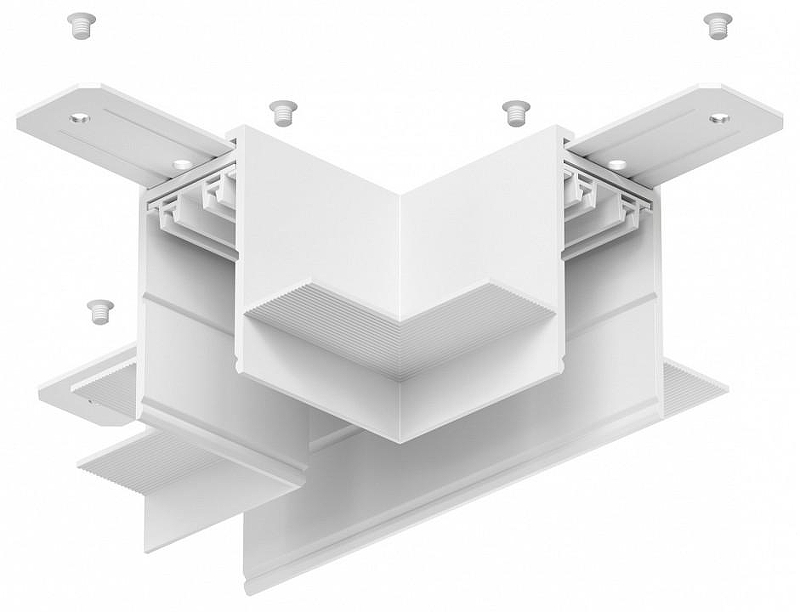 Соединитель T-образный для треков Denkirs SMART HIDE TR2113-WH цвет арматуры Белый
