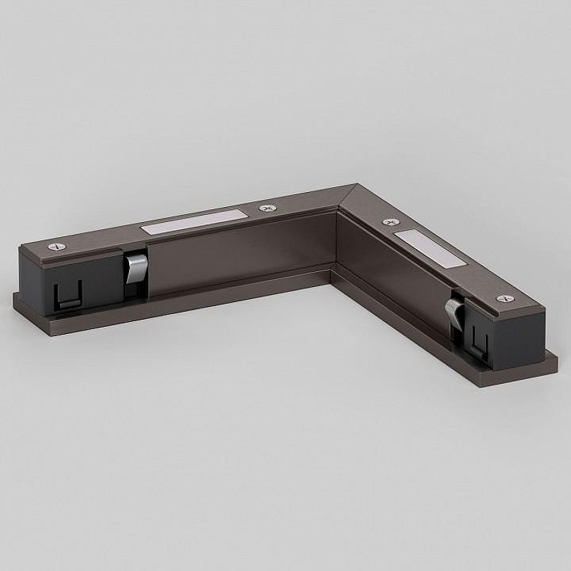 Соединитель угловой L-образный для треков накладных Elektrostandard Line Magnetic a069719 цвет арматуры Серебро