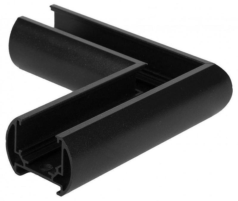 Соединитель угловой L-образный для треков накладных Elektrostandard Slim Magnetic a065259 цвет арматуры Черный