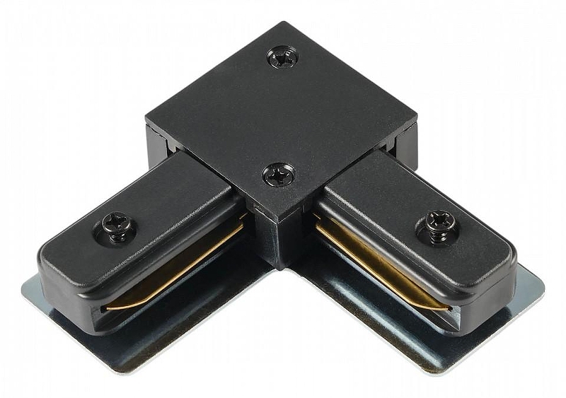 Соединитель угловой L-образный для треков накладных MyFar Accessories for Single MT0101-CL-B цвет арматуры Черный